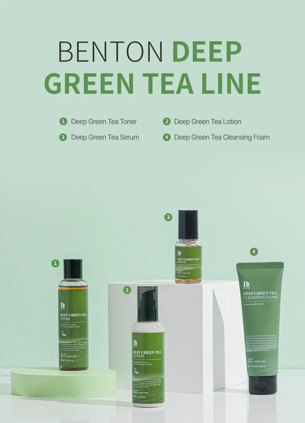 Benton Deep Green Tea Line Kbeauty for Arabs