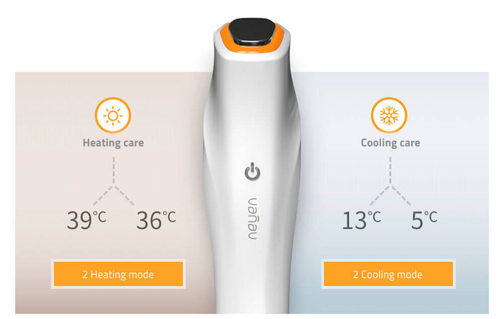 face cooling heating device