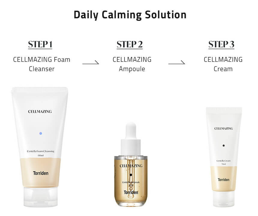 TORRIDEN CELLMAZING Centella Cream Daily Calming Solution Kbeauty for Arabs
